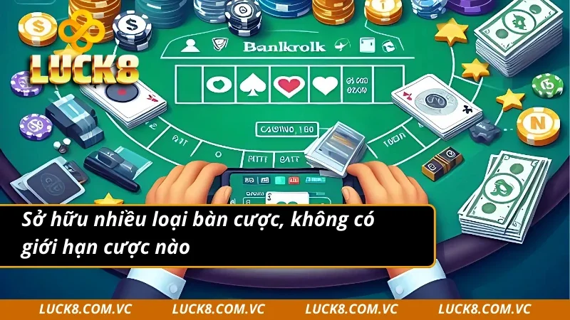 DB casino chiều lòng người chơi với nhiều bàn cược 